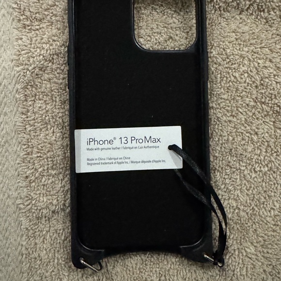 Bandolier iPhone 13 Pro Max nwt case leather black - Picture 2 of 2